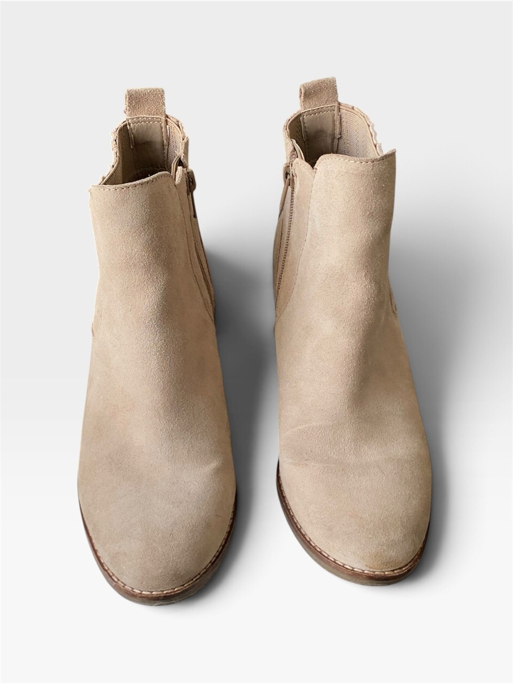 Crown Vintage Taupe Suede Ankle
